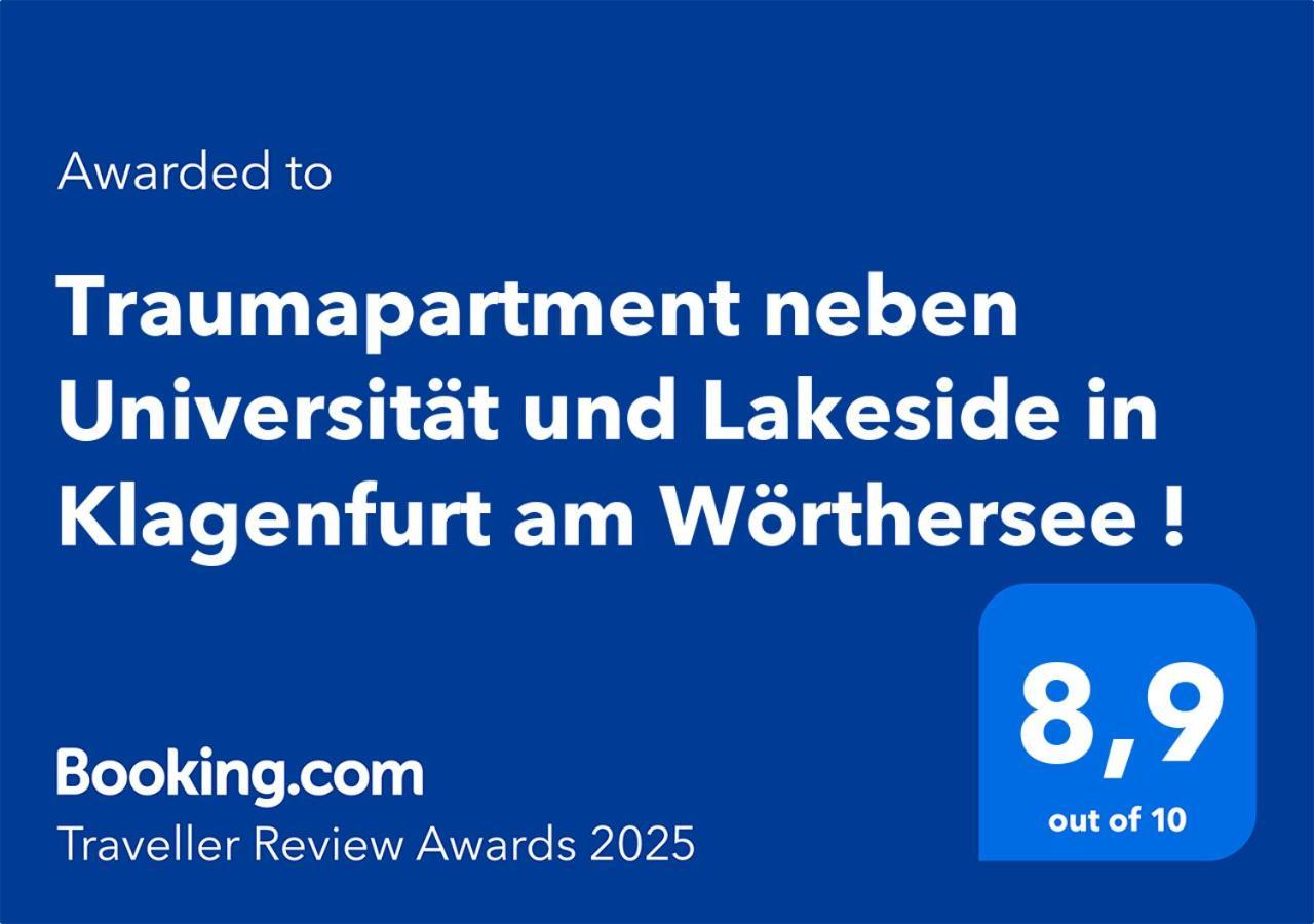 Traumapartment Neben Universitaet Und Lakeside In Klagenfurt Am Woerthersee ! Екстериор снимка